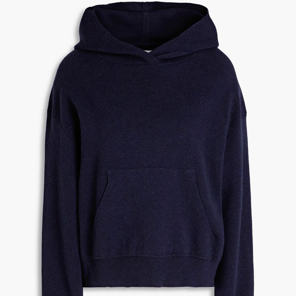 Nanushka Cropped Knit Hoodie